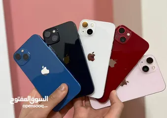  2 على الفحص ايفون 13 الاصلي جيجا 128 و 256 بطاريات مشكل أغراضة الأصلية متوفر توصيل