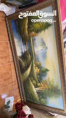  10 برواز عدد 2 بإطار ذهبي رسم يدوي بصورة طبيعية جميلة      00000000000000000000000000000000000000000000