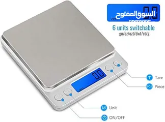  2 ميزان مطبخ يوزن من 0.1 غرام الى 3000غرام