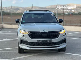  23 سكودا كودياك Sport Line  فل الفل فتحة سقف بانوراما 200 حصان  4x4- /2022  دفع رباعي 6+1