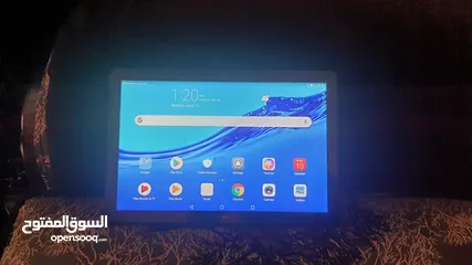  2 تابلت هواوي بخط   huawei T5 بحالة ممتازة 32 تخزين و 3 رام