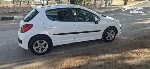  26 بيجو 207موديل 2009_اتومتيك _ماتور 1600-بنزين اصل برايفت _فحص الف صلاة النبي نظيفة من الاخر