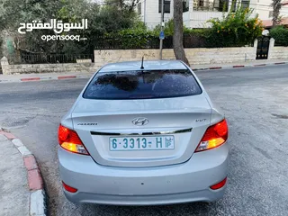  4 هونداي اكسنت 2014 فل اوتماتك 4 غيار بنزين اصل كوررري ترخيص وتأمين شامل  الله يبارك ..