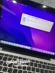  6 MAC BOOK PRO 512 SSD بحالة ممتازه مع كامل أغراضه بسعر 165