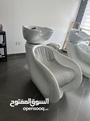  3 تخت مساج جديد +مغسلتين شعر استخدام صالون