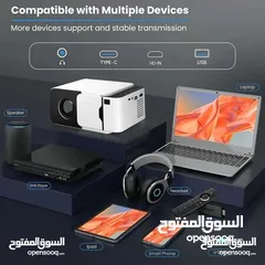  2 بروجكتر فل HD اخر اصدار 4K يعمل بخاصية واي فاي والبلوتوث ونظام HD بسعر حرق