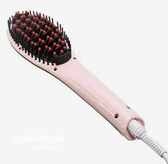  7 ‎فرشاة فرد الشعر و ‎مكواة فرد الشعر Hair Brush Straightener and Hair Straightener