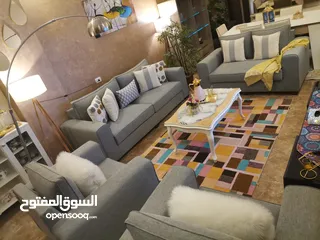  2 طقم كنب امريكي مستورد فاخر جدا قمه في الفخامه والرقي والتميز والابداع في عالم الكنب