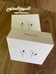  1 سماعات أبل الجيل الرابع‏ Apple AirPods 4 standard/ANC with 1 year warranty
