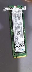  1 SSDM.2 SAMSUNG 256 GB مستخدمه ونظيفه جدا