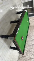  2 طاولة بلياردو خشب 9 قدم