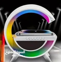  5 سماعة LED لاسلكية مع شاحن مدمج