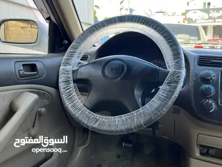  13 هونــدا سيفيـــك بنــزيـن اصلـــي 2003 مميـــزة جـــداً للبيـــع بسعـــر مغــري كـاش او اقســـاط