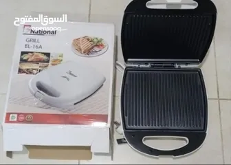  1 جريل توستر صانع و مسخن السندويش ناشيونال قريل الشوي  الكهربائي B National