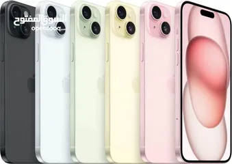  17 iPhone 15 (128GB/256GB) جديد  كفالة شرق اوسط لمدة عام من تاريخ الشراء الجهاز  يوجد بكج اصلي
