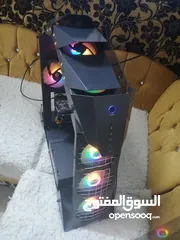  1 كيس كيمنك معالج رايزن 3500 رام 16  كارت الشاشة gtx1650  هارد 180SSD + هارد 500hhd + كيبورد وماوس