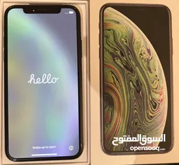  1 ايفون اسود256GB XS ماكس تم تغير الشاشة