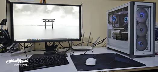  6 Setup Gaming Pc Rtx 3070 OC (White)  تجميعة كمبيوتر العاب كاملة