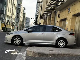  23 تويوتا كورولا 2021 7 جيد ولا ملاحظه فل كامل عدا الفتحه بحاله الوكاله زيرو جمرك جديد بسعر مميز