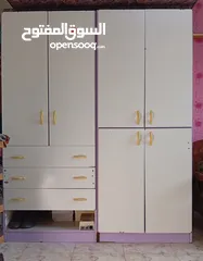  3 غرف نوم خزائن عدد 5 و تخت عدد 3
