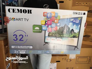  1 عرض نااار على شاشه سيمور 32 سمارت اندرويد 14 رسيفر داخلي
