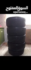  3 جنط مع كوشوك بحالة الجديد