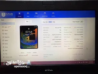  8 سعر حرق I pad 10   مشحون 12 مرة فقط بطارية 100%