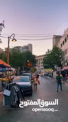  4 محل للايجار / الكراون مول شارع وداد ناصر الدين 27 متر على الشارع تقريبا