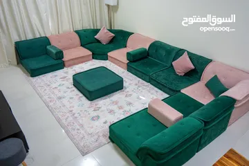  1 Mah Jong style Majlis Sofa