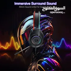  1 Redragon H231 SCREAM Wired Gaming Headset سماعات ريدراجون سكريم صوت ممتاز