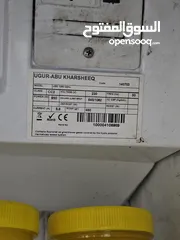  3 ثلاجة مستخدمة في حالة جديده انفيرتر موفره في استهلاك الكهرباء كهرباء 220 فولت  الثلاجه بابين