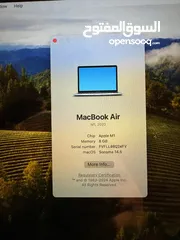  5 Apple Macbook Air M.1 chip