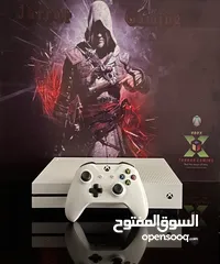  1 Xbox one s  بحاله الجديد