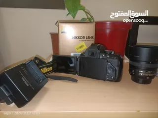  2 nikon D 5200 with kitlens and 50 mm lens