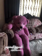  3 دب طول 150سم لون زهري نضيف وكالة بسعرر حرررررق