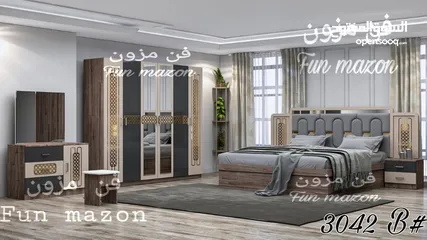  11 غرفة نوم اثاث صيني 6 قطع  Chinese Furniture  Bedroom ( 6 pieces) with Matress for Sale in good Price