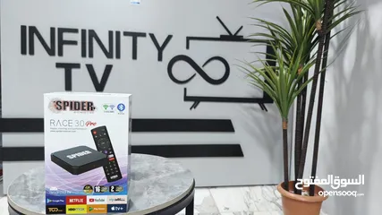  1 ريسيفر سبايدر Race 30 Pro مع اشتراك لمده 10 سنوات بأقل سعر بالمملكه من معرض انفنتي للشاشات والرسيفرا