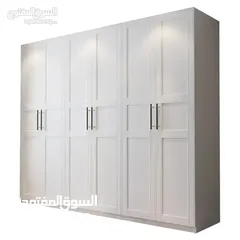  9 خزائن ملابس خشب لامنيت 18م الون حسب الطلب عرض خاص على جميع اعمالنا معاينه قبل الاستلام