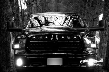  6 Dodge ram black edition dodge ram 2018   ممشى قليل ( غير قابل للبدل او التقسيط)