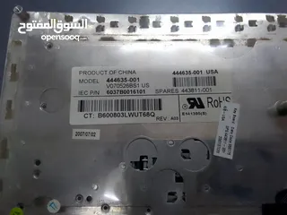  18 قطع قارئ DVD وشاحن ورام وواي فاي وكيبورد وشاشة وسرعة لاب توب وبور سبلاين مزود طاقة لكيس بيع او بدل