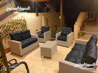  6 جلسات خارجي طقم راتان طقم حدائق طقم خارجي طقم ترس