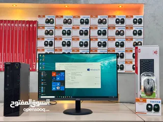  1 كمبيوترات امريكيه مع شاشات 24 إنش جديده بلكرتونه COER I5 RAM 16GB بمواصفات قويه بسعر مغري جدا