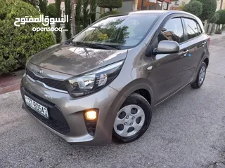  1 كيا بيكانتو موديل 2020 بدفعة اولى 500 دينار  على الهوية فقط
