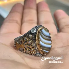  1 خواتم عقيق يمني