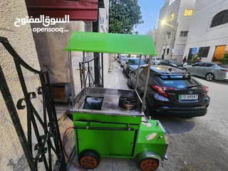  1 عربايه ذره وبطاطا للبيع 