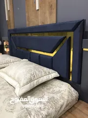  2 غرفه كامله جديده لون رصاصي جوزي