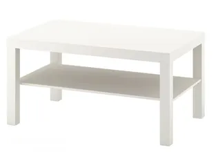  1 Stylish, minimal white coffee table