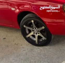  2 جنط مقاس 15 للبدل على جنط مقاس 16