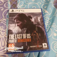  1 لعبة the last of us remastered   ps5