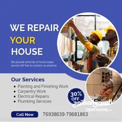  1 We Provide All Home Repair Service